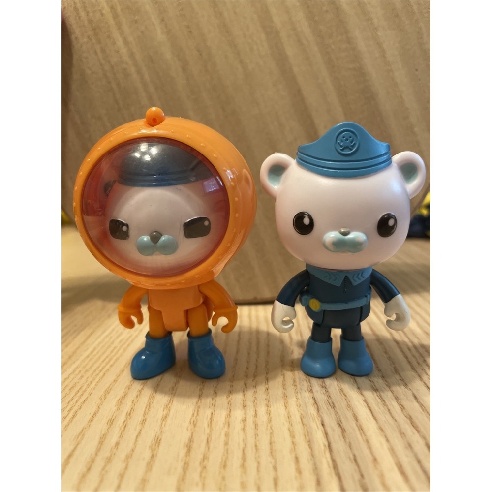 Octonauts Captain Barnacles Figure Lot 2 Fisher Price GUP D Deep Sea Suit 3"